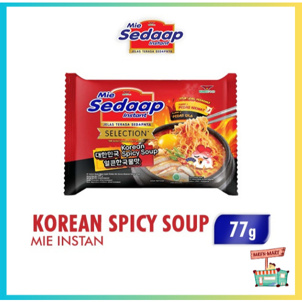 

Sedaap Mie Instan Korean Spicy Soup 77 gr