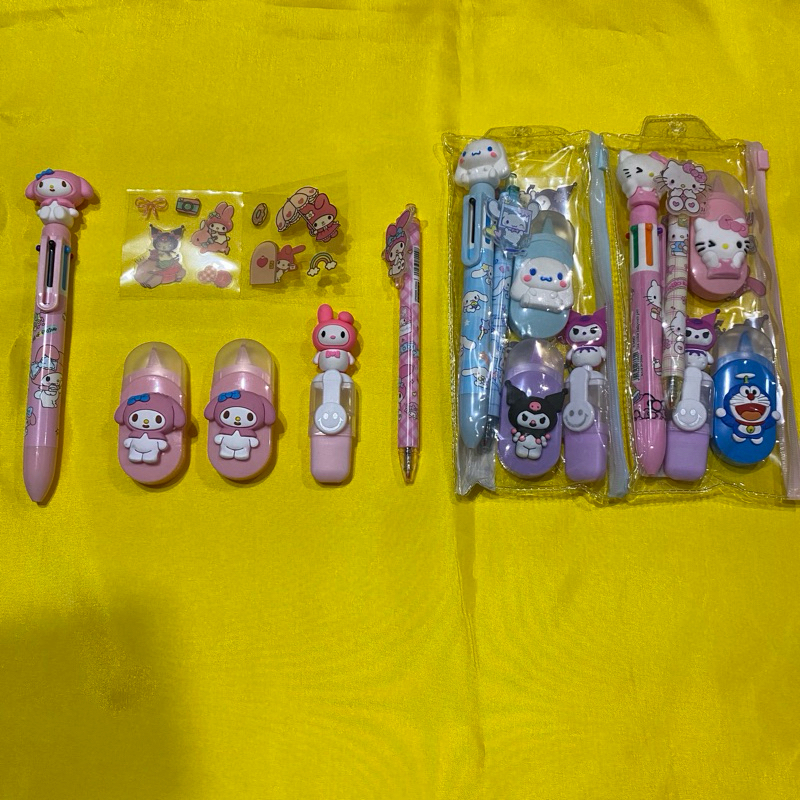 

Stationery set anak sekolah 6 in 1 / Peralatan set anak sekolah 6 in 1 / Aksesoris Anak sekolah / Alat Tulis set anak sekolah murah