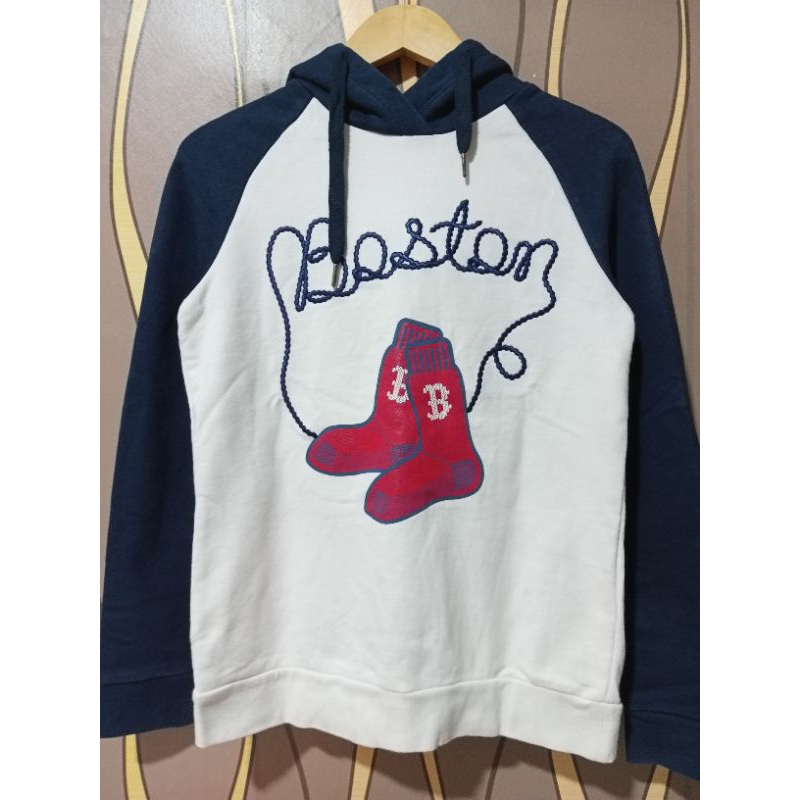 MLB Hoodie Boston Twotone Color Preloved