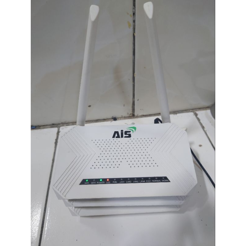 XPON ONU AIS (ais on3w1x) Mendukung mode EPON/GPON dan mode switch kelengkapan unit sudah termasuk a