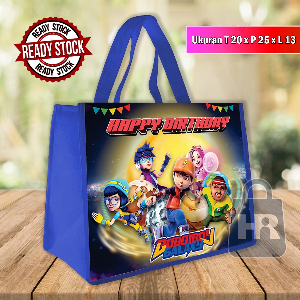 

READY STOK TAS ULANG TAHUN / TAS ULTAH BOBOIBOY / TAS ULTAH UKURAN KFC / TAS ULTAH TERLARIS / TAS SOUVENIR ULTAH ANAK / GOODIE BAG BINGKISAN SOUVENIR ANAK