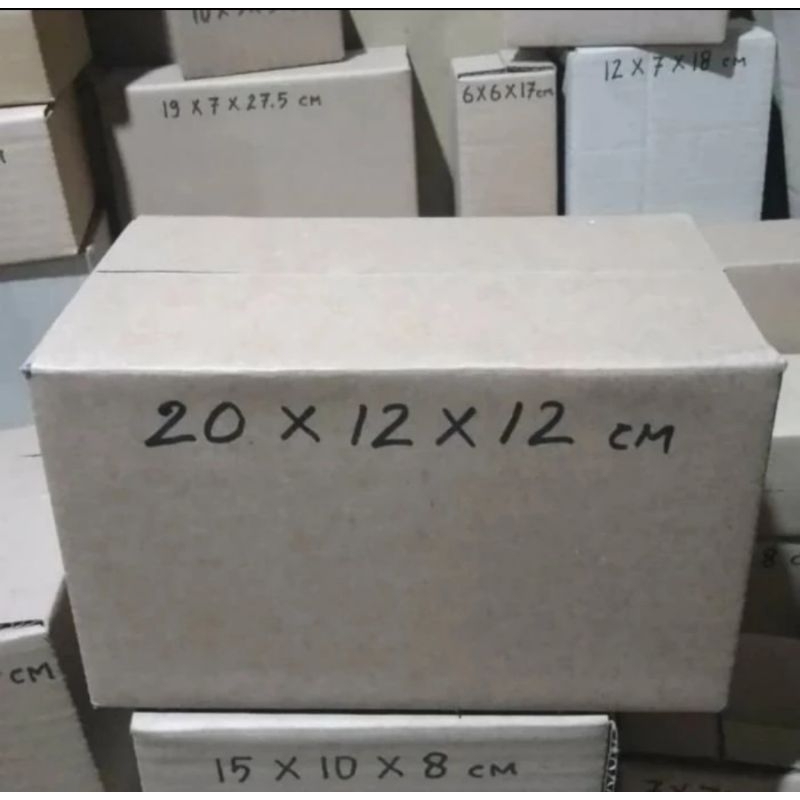 

kardus box packing ukuran 20×12×12 cm