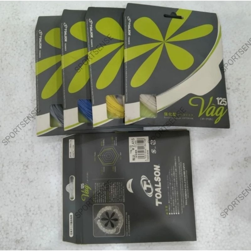 Senar Raket Tenis Tennis Toalson Asterisk VAG 125 Original