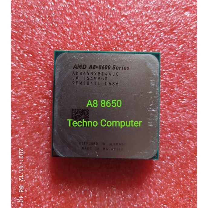 KODE R9E Prosesor AMD APU A8 865 FM2 32GHz  38GHz GPU R7 Series A8865