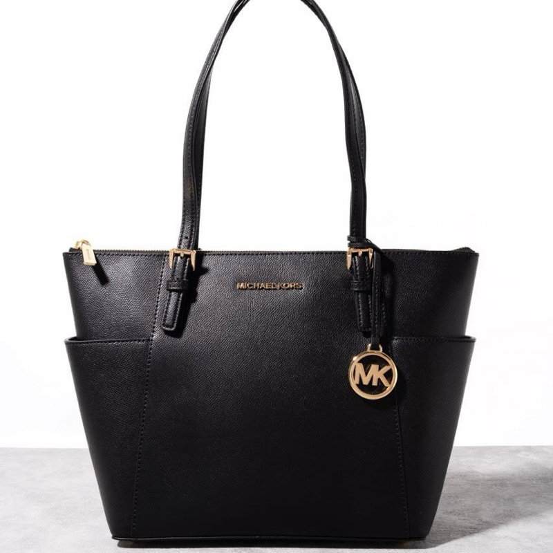 Original Michael Kors MK Jet Set Large Top-Zip Tote Bag