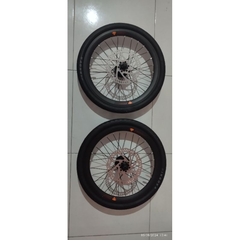 Harga Sepasang.. Wheelset wheel set 16 349 16 plus 16+ HFH Syte