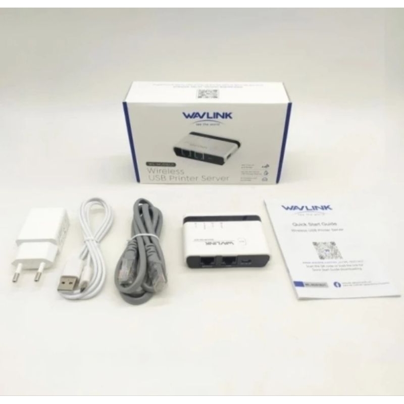 Wavlink Wireless Print Server  USB Wifi Print Server With 100Mbps LAN & Bridge