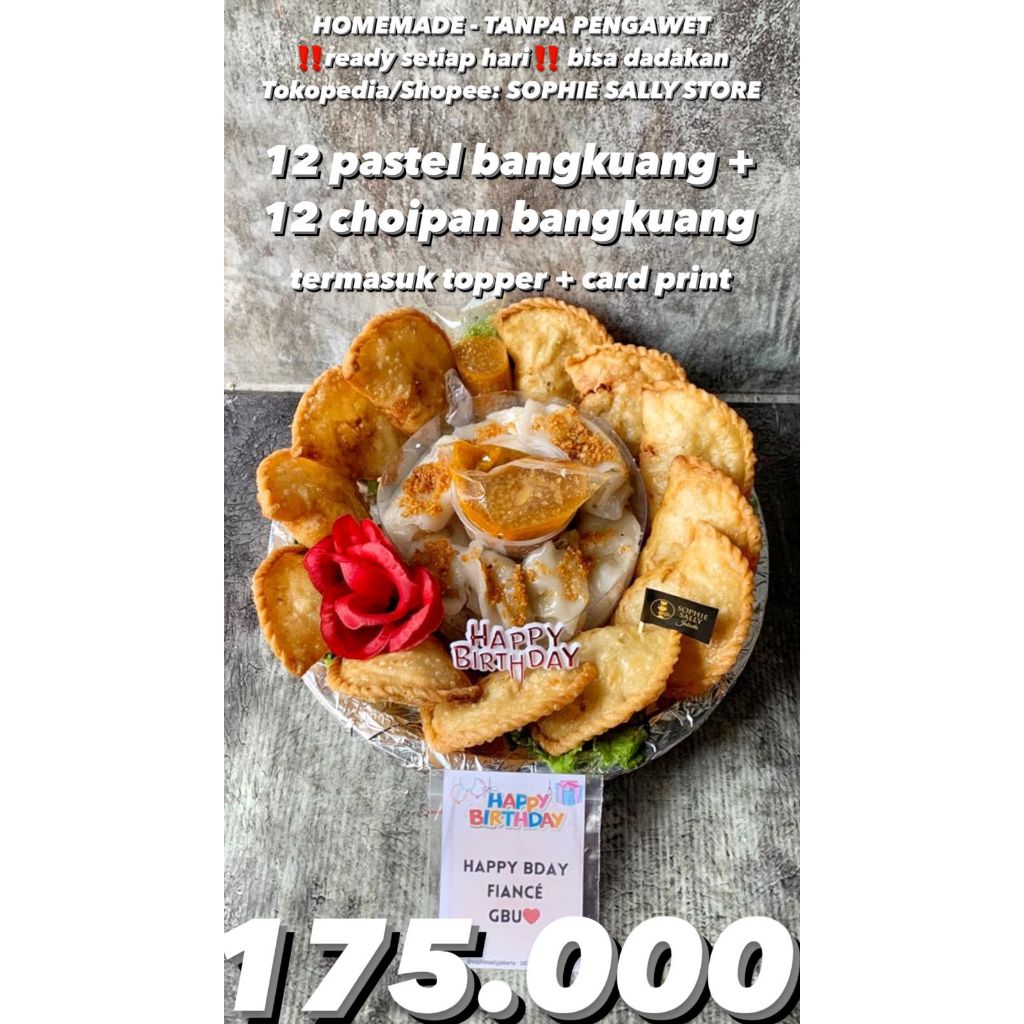 

Pastel Mix Choipan Tampah / Paket Hampers - READY SETIAP HARI