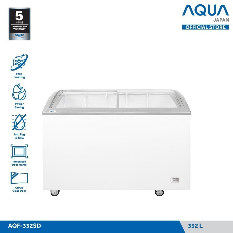CHEST FREEZER SLIDING AQUA AQF 332SD AQF 332SD