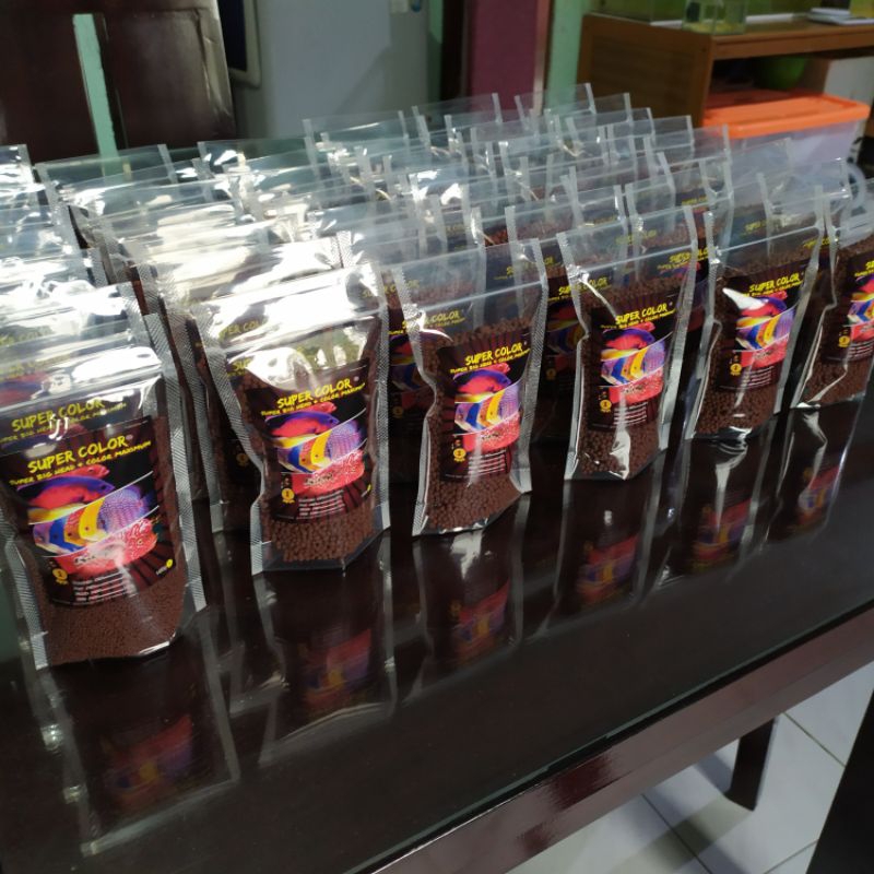 Pelet Louhan Super Red, pelet murah warna mewah