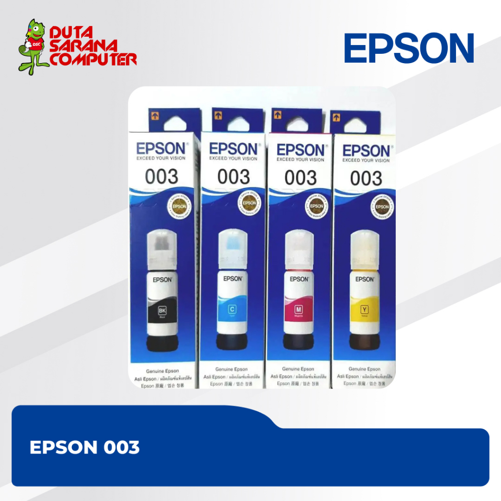 Tinta Epson 003 T003 L3110 L3150 L1110 L3101 L5190 Tinta Epson 100% Ori MURAH