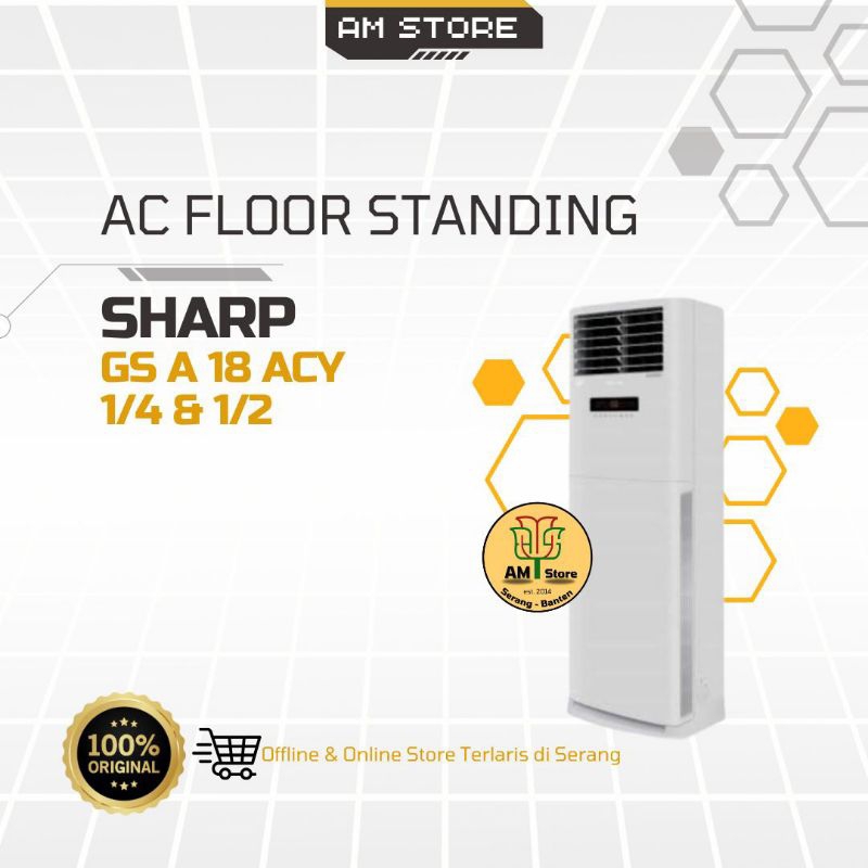 AC Floor Standing Sharp GS A 18 ACY 1/4 & 1/2