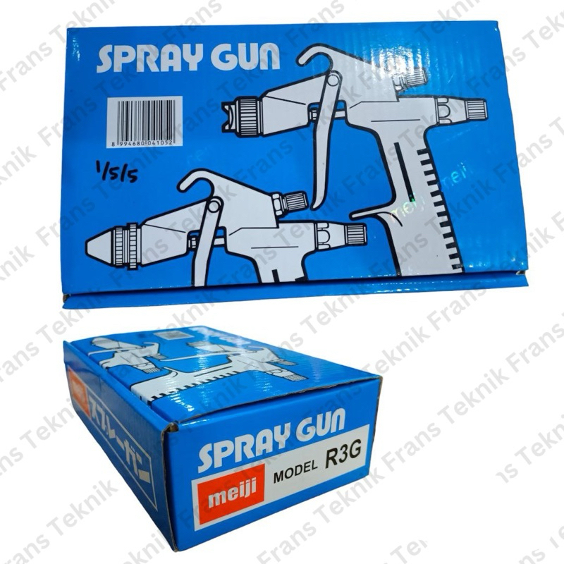 Spray Gun Premium R3G Meiji Japan/ Spray Gun R3 G MEIJI Taiwan Tabung Atas Premium - Meiji R3G/ Spra