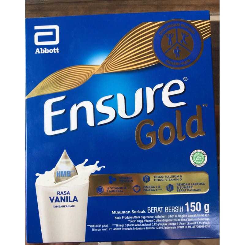 

PROMO !!! ENSURE GOLD 150Gr Vanilla exp 2025