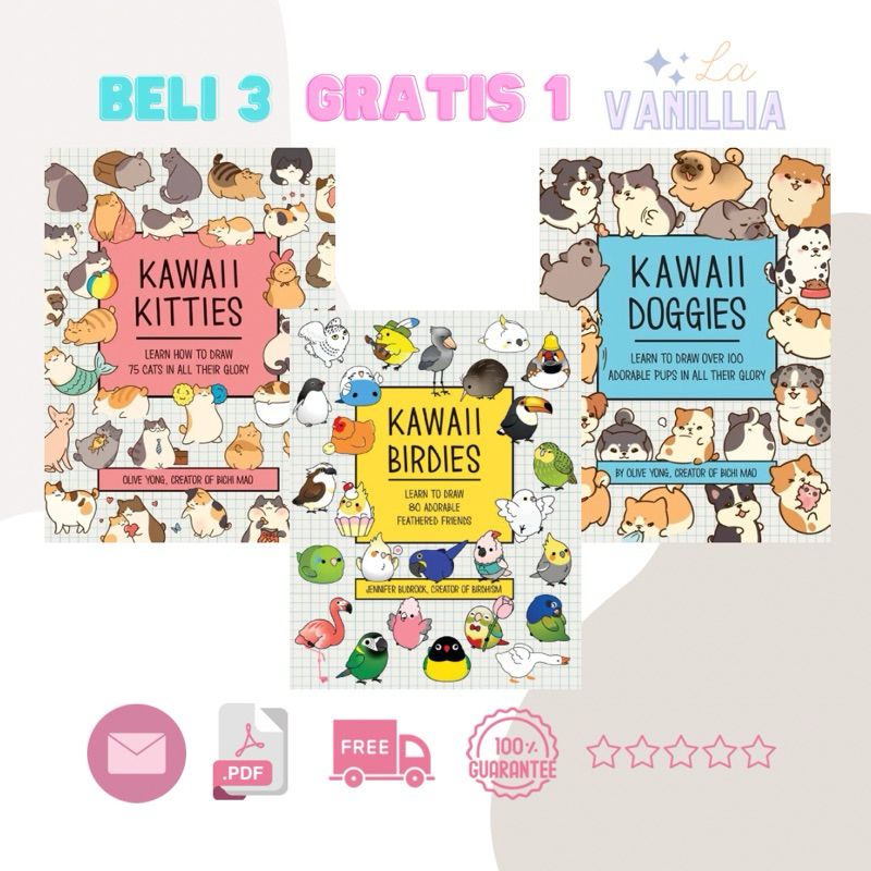 

Kawaii Kitties Doggies Birdies Olive Yong Jennifer Budrock