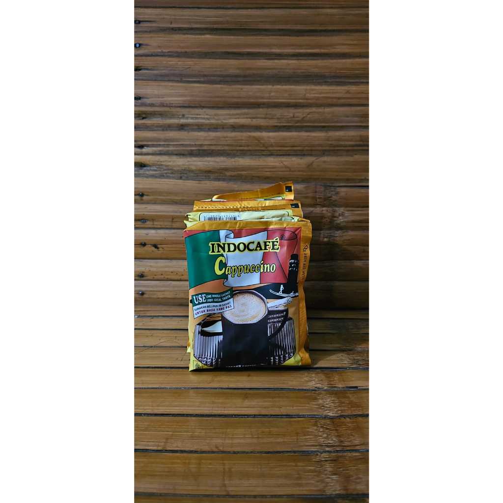 

indocafe Cappuccino 25 gr, per renteng isi 10sachet