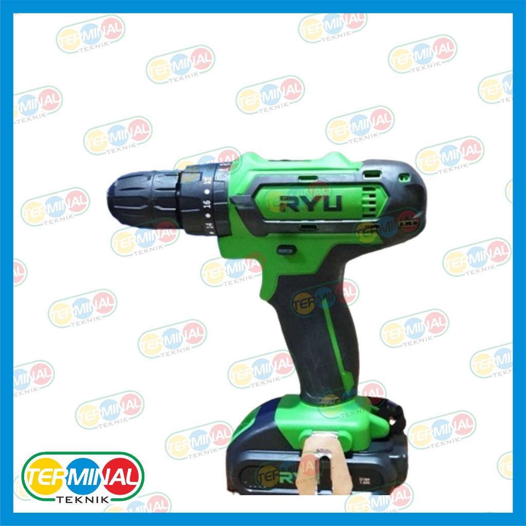 CORDLESS IMPACT DRILL RYU RCI20V RCI 20V MESIN BOR BATRE BATERAI RYU