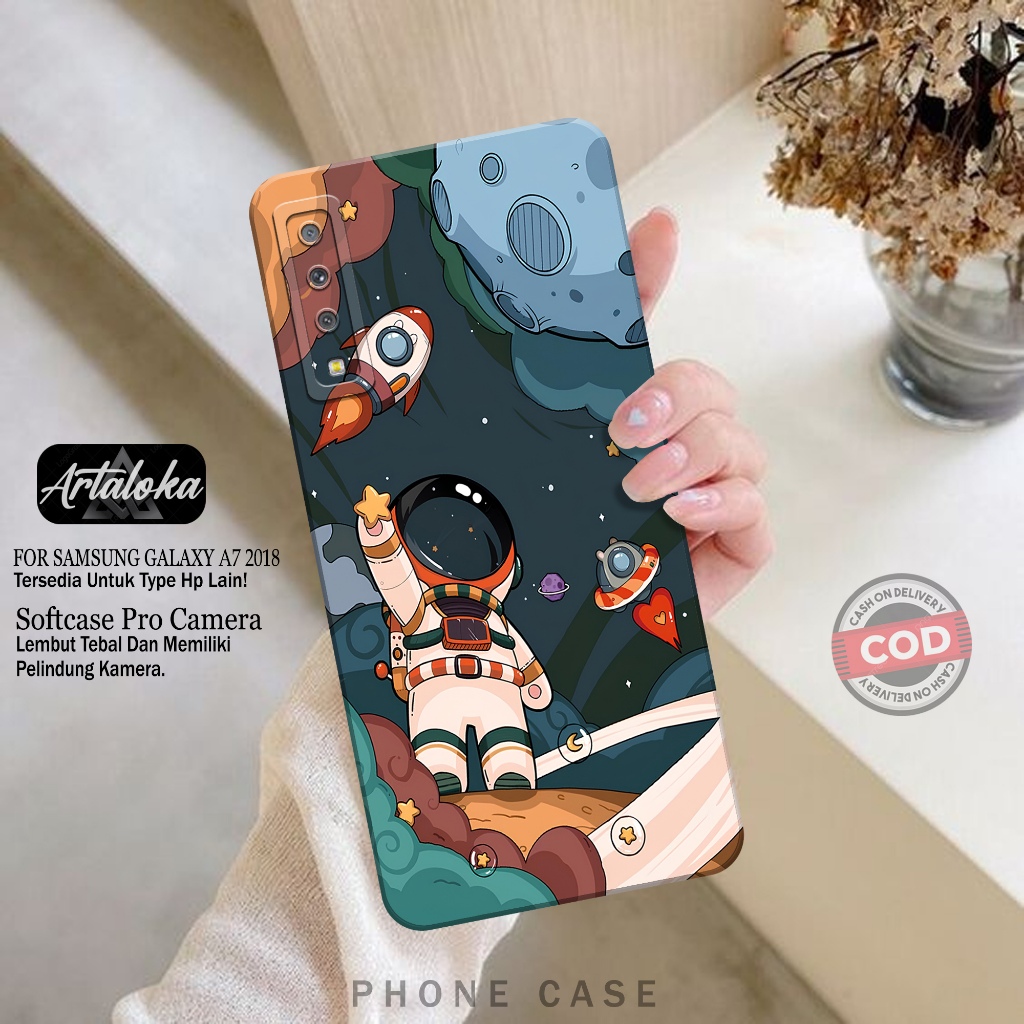 Case Hp Samsung Galaxy A7 2018 Fashion Case Astronod Softcase Samsung Galaxy A7 2018 Silikon TPU Pro