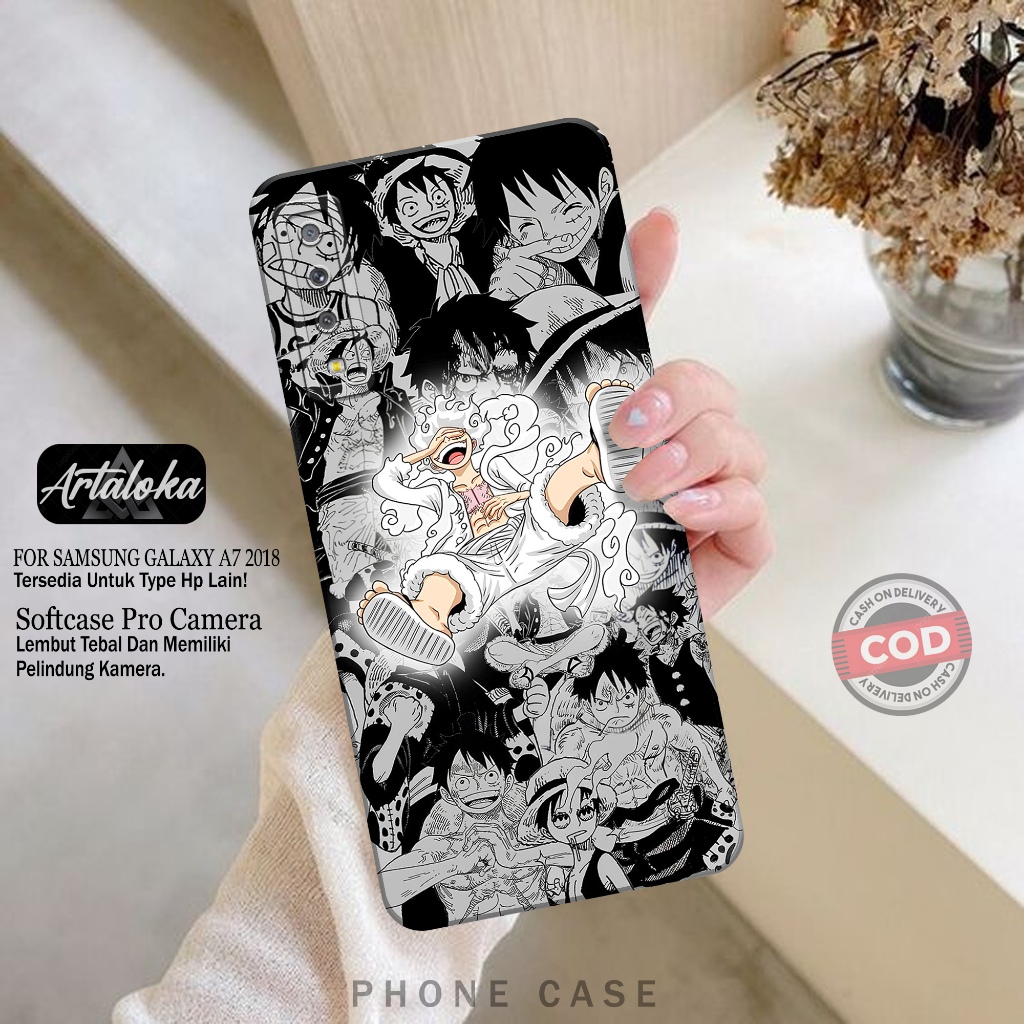 Case Hp Samsung Galaxy A7 2018 Fashion Case Anime Softcase Samsung Galaxy A7 2018 Silikon TPU Pro Ca