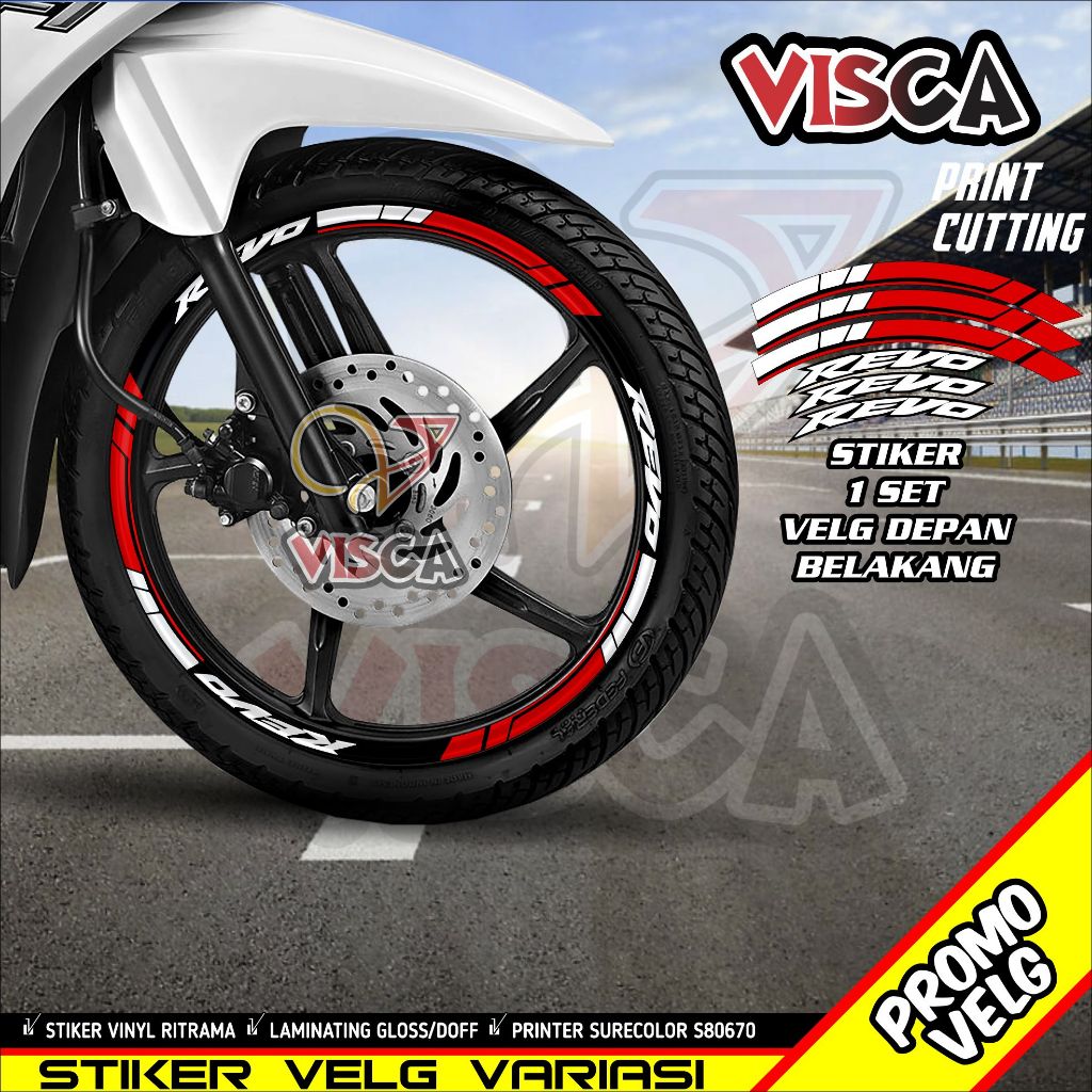 Stiker Velg List Velg Motor Stiker Velg Revo A03