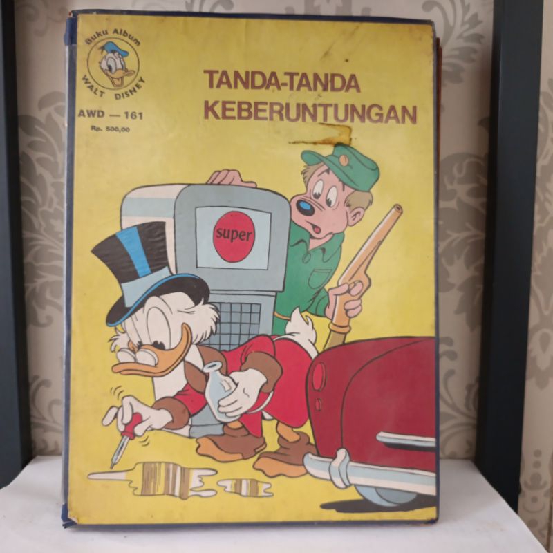 ORIGINAL MAJALAH BUNDEL ALBUM WALT DISNEY DONAL BEBEK - TANDA TANDA KEBERUNTUNGAN