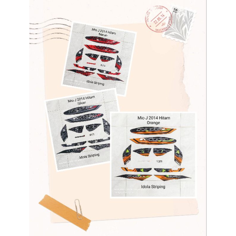 Striping Mio J 2014