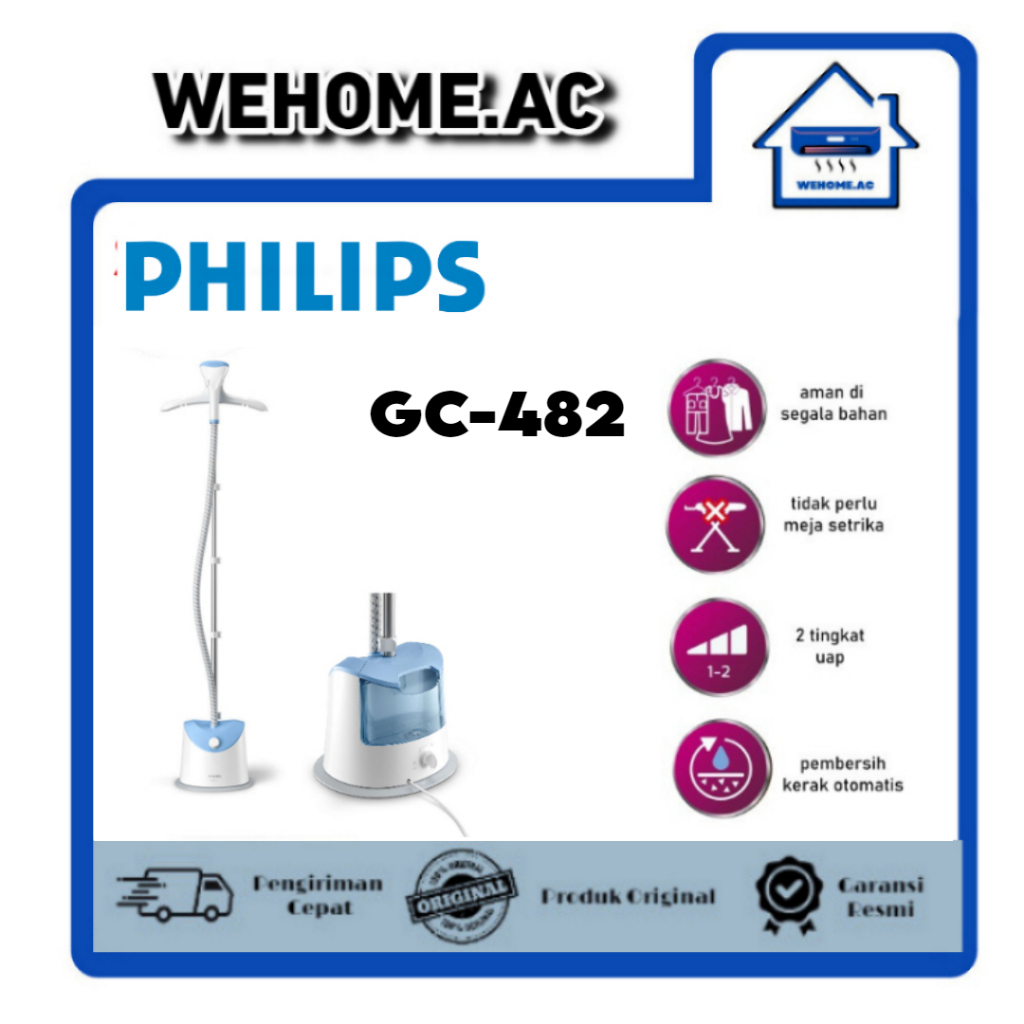 Setrika Philips Garmen Streamer Philips GC-482 Stand Streamer Setrika Uap Berdiri Philips