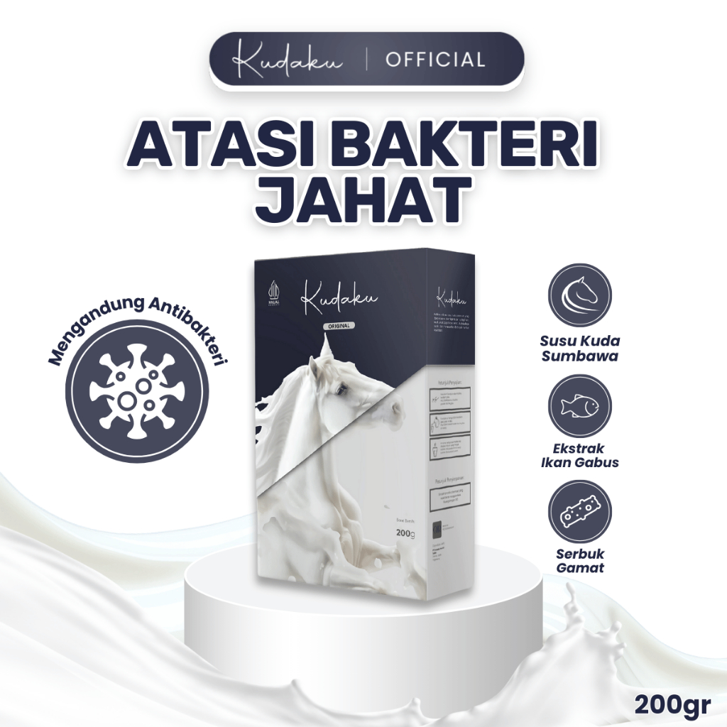 

KUDAKU Susu Kuda Liar Asli SUMBAWA 200 Gram Official Kesehatan Otak Masalah sendi & tulang Masalah Pencernaan Imunitas