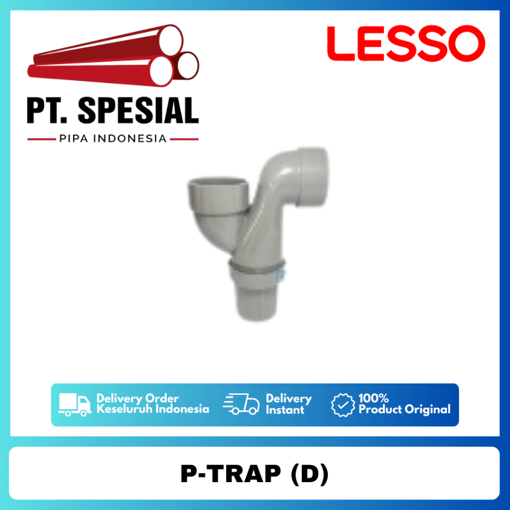 P-Trap 2 Inch PVC D Lesso / P Trap 2 Inch / P-Trap D Lesso / P Trap - 05