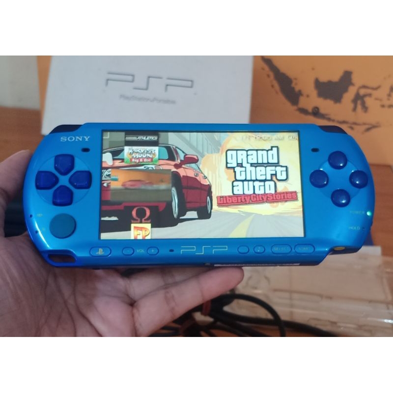 Psp Slim 3000 Limited Edition Sky Blue Rare