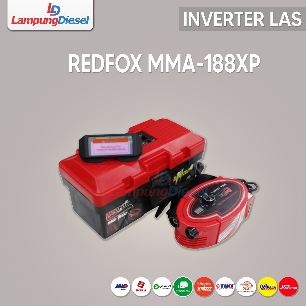 REDFOX Mesin Inverter Las/ Travo Las MMA-188XP