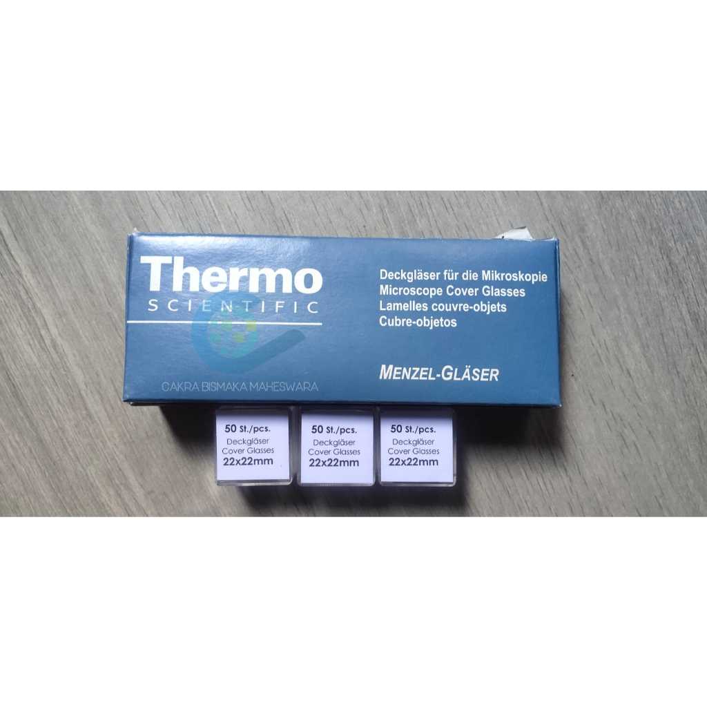 22x22 mm Cover Slip Cover Glass Deck Glass Menzel Glaser Thermo Scientific