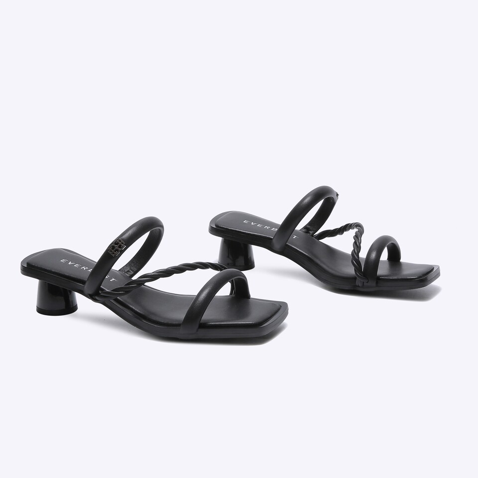 Everbest Serine Sandal Wanita  Black & Turquise