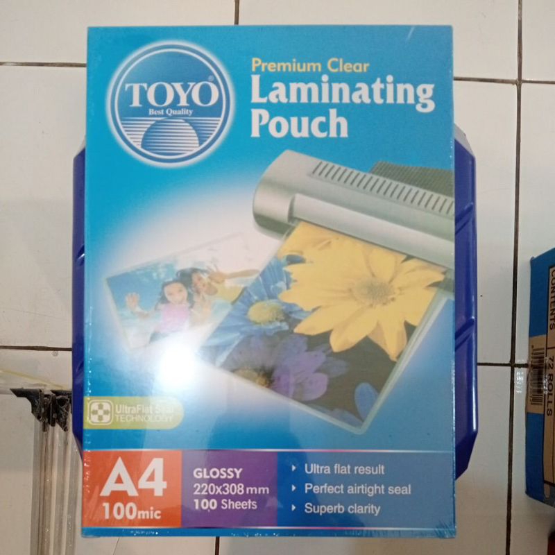

Laminating Pouch Toyo A4 glossy 1 pak