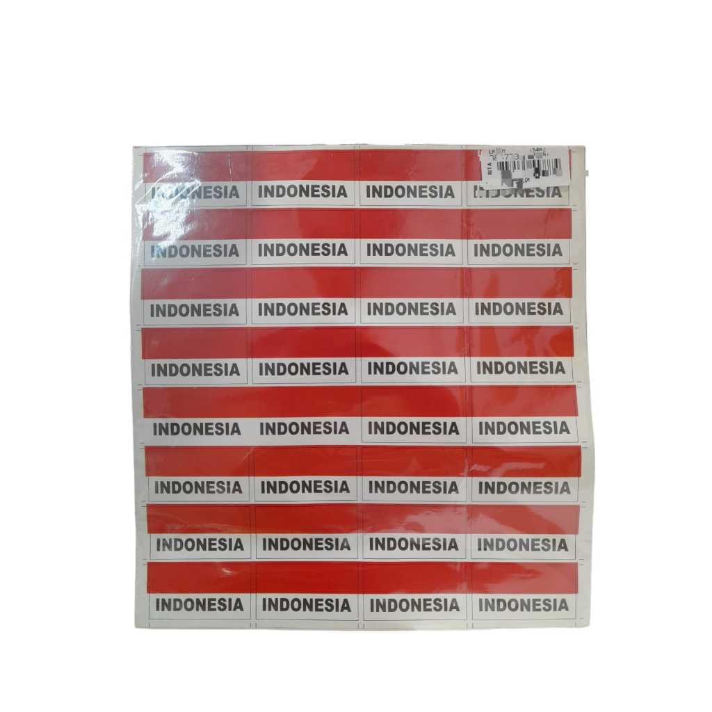 

Stiker Merah-Putih Kemerdekaan ISI 32 pcs