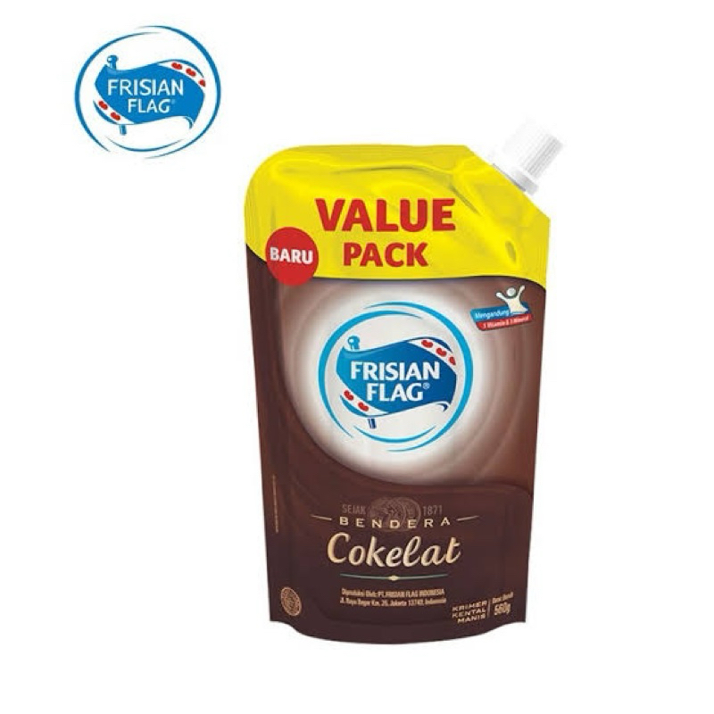 

Frisian Flag Coklat 560gr / Susu Bendera Kental manis
