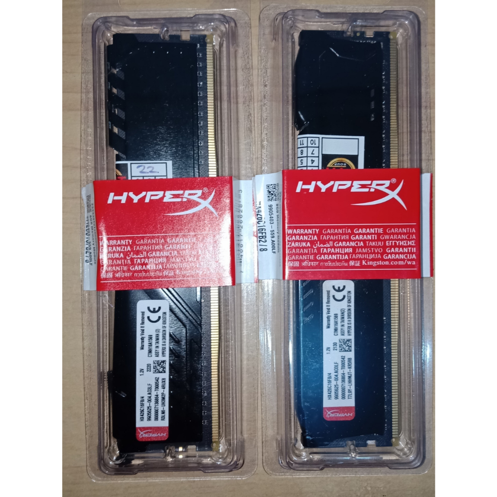 RAM KINGSTON HYPERX FURY DDR4 4GB x 2 2666MHz 21300 GAMING RAM PC DDR4 4GB