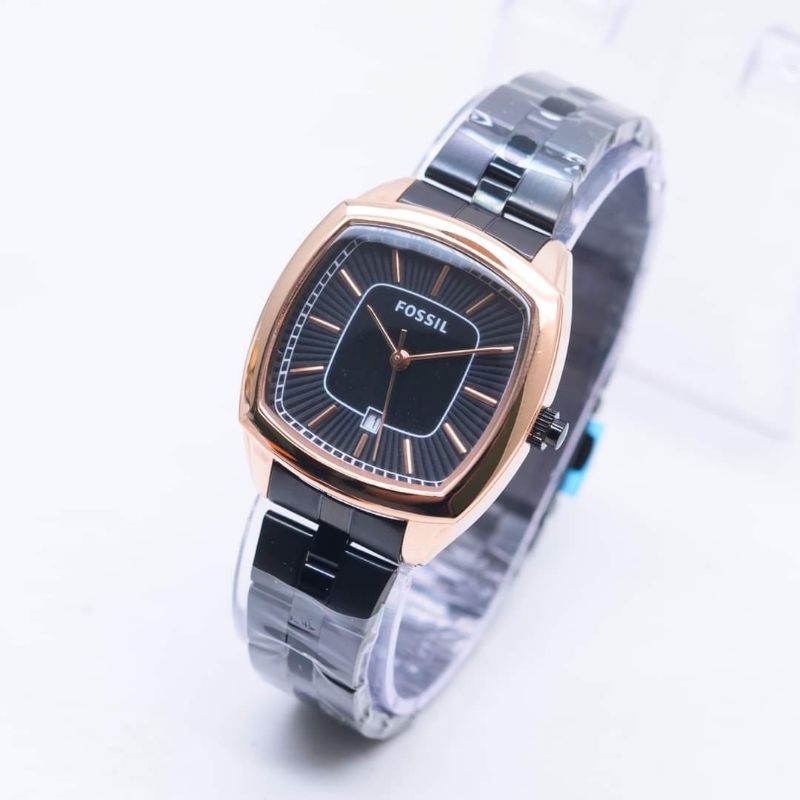 Jam Tangan Wanita Lagi Viral F-6777 Rantai Free Box Tanggal Aktif