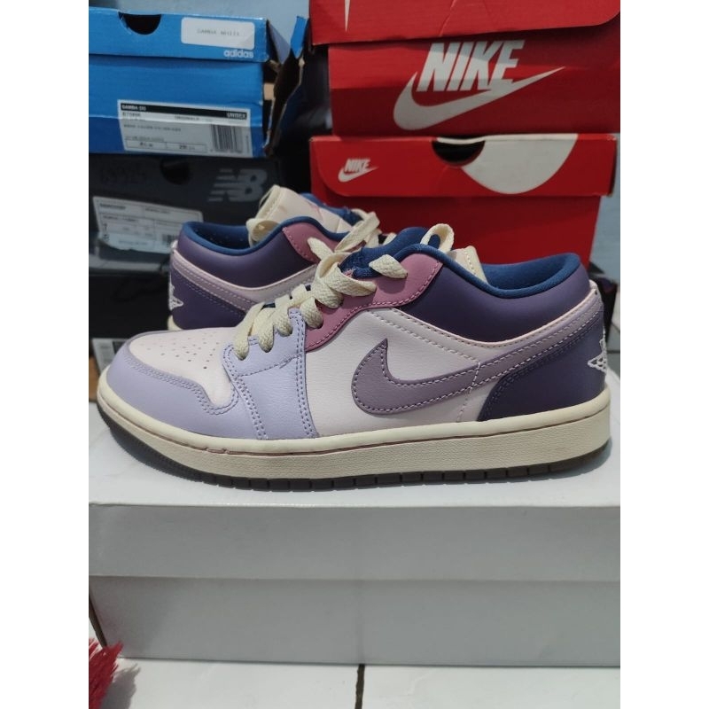 Preloved Air jordan 1 low pastel purple (w)