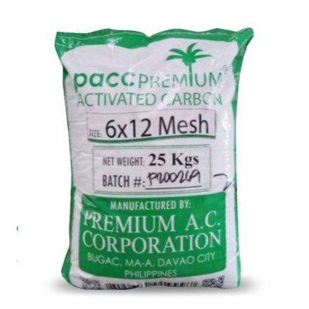 PACC Premium Karbon Aktif Davao 6x12 untuk Tambang Emas
