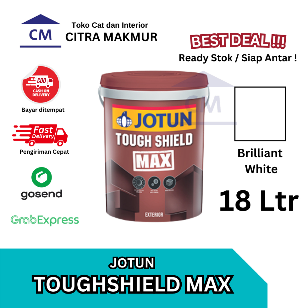 JOTUN TOUGH SHIELD MAX | Brillliant White 18 Ltr