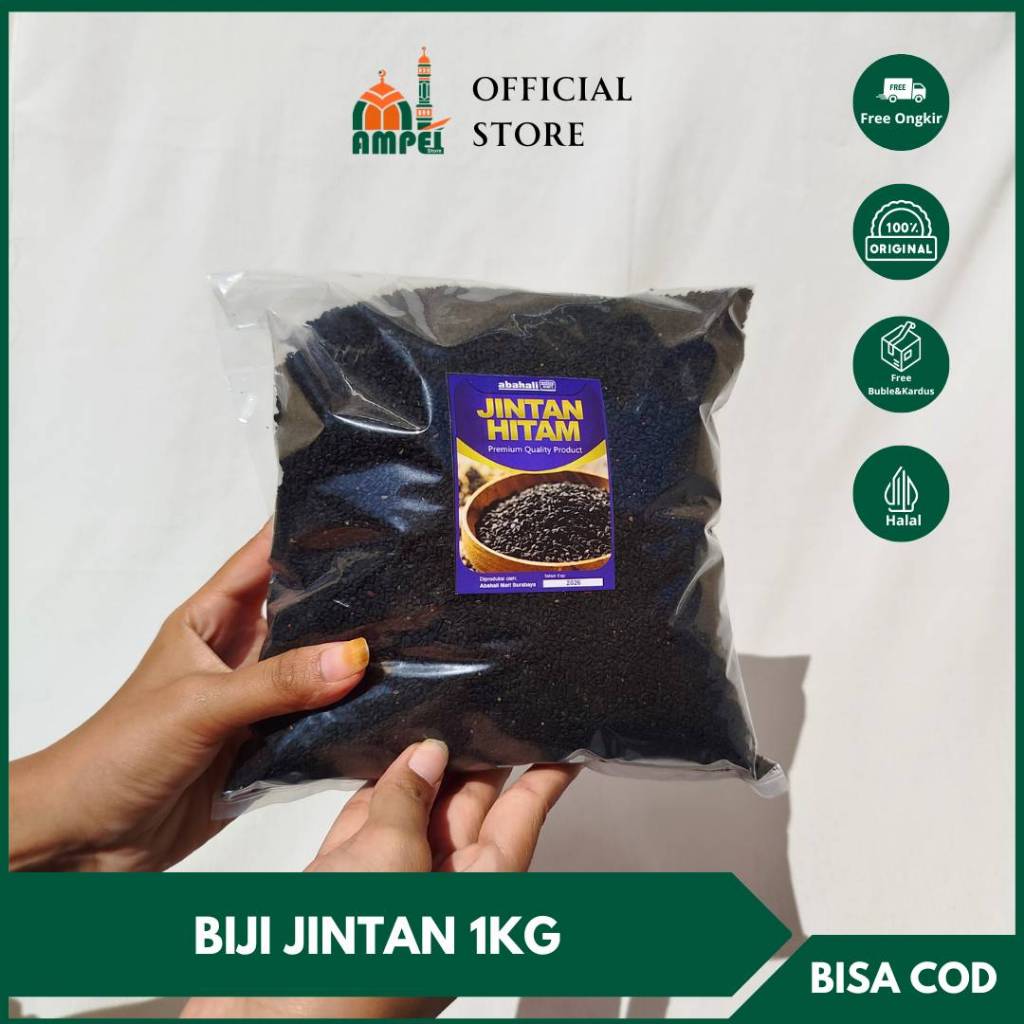 Biji Jintan Hitam Habbatussauda 1kg Murni Jinten Habatussauda Original Herbal Untuk Semua Penyakit