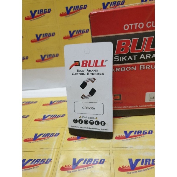 BULL GSB550 CARBON BRUSH CB BOSTEL ARANG KOL UNTUK MESIN BOR BOSCH GSB 550 550A