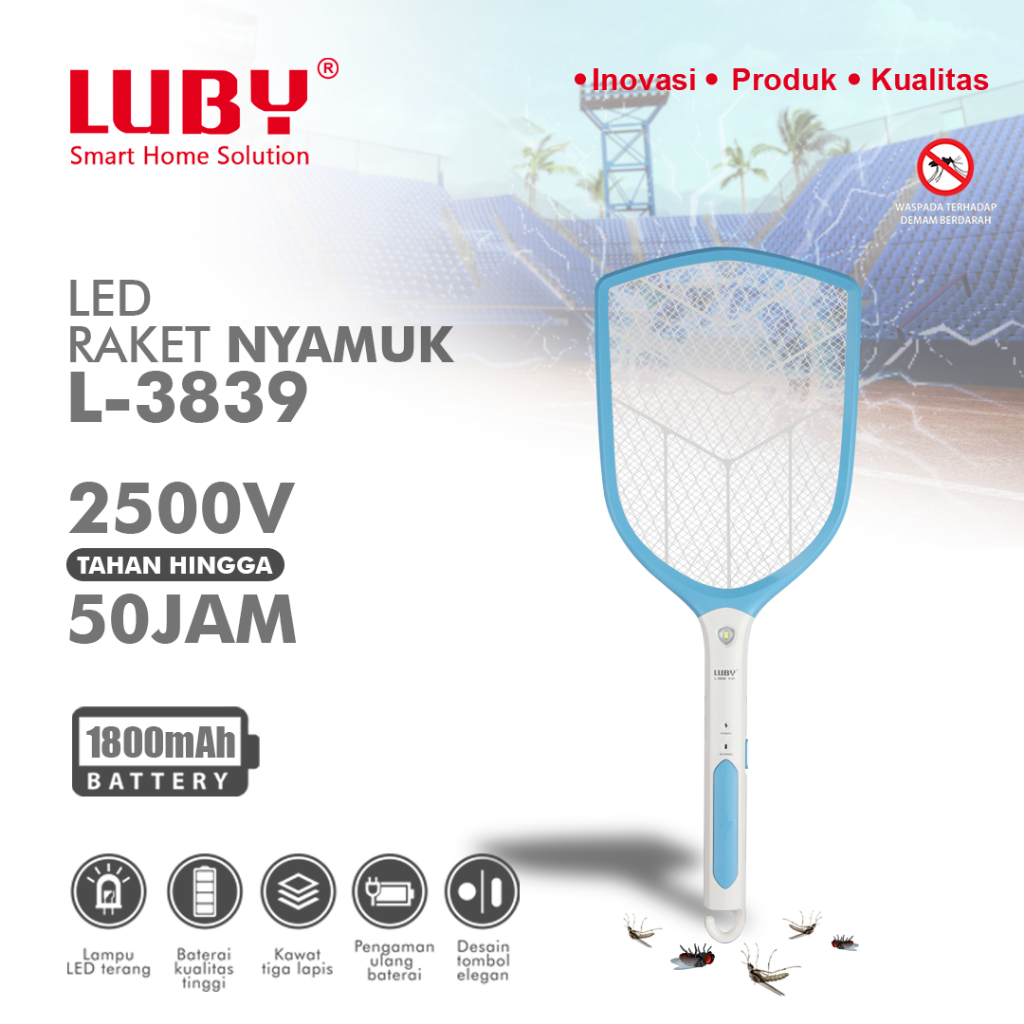 Luby Raket Nyamuk Luby type L-3839