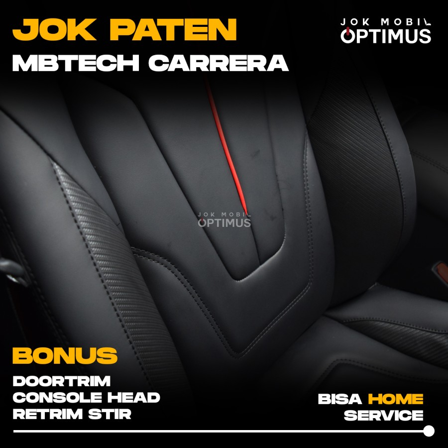 SARUNG JOK PATEN MOBIL MBTECH CARRERA AVANZA ERTIGA SIGRA INNOVA XPANDER TERIOS RUSH XL7 ZENIX STARG