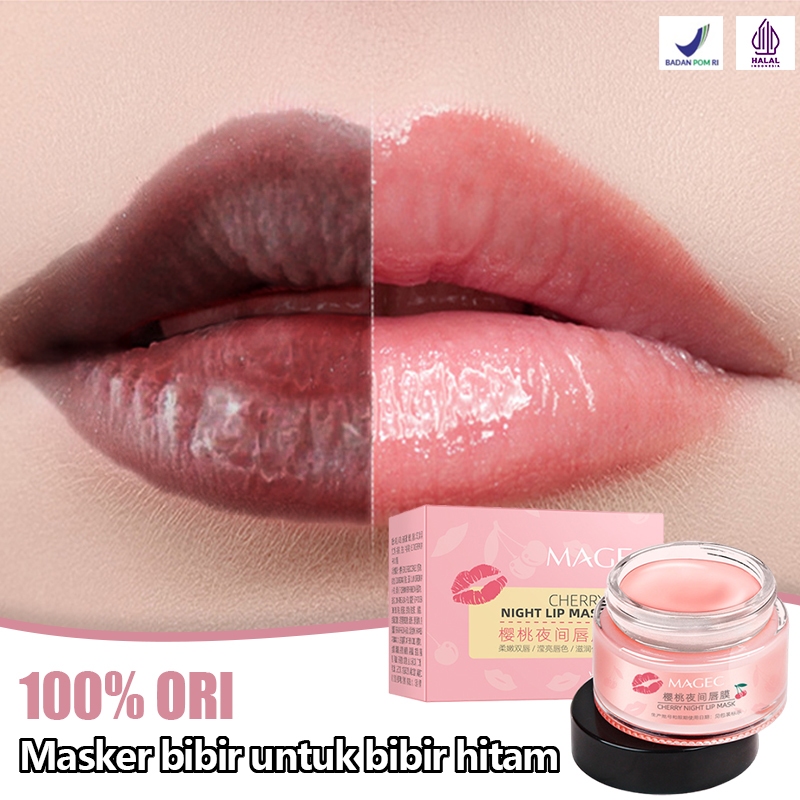 Serum bibir untuk bibir hitam Lip mask Pelembab bibir hitam menjadi merah Bibir hitam jadi merah 17g