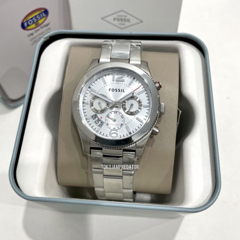 JAM TANGAN WANITA FOSSIL ES3883 SILVER ORIGINAL