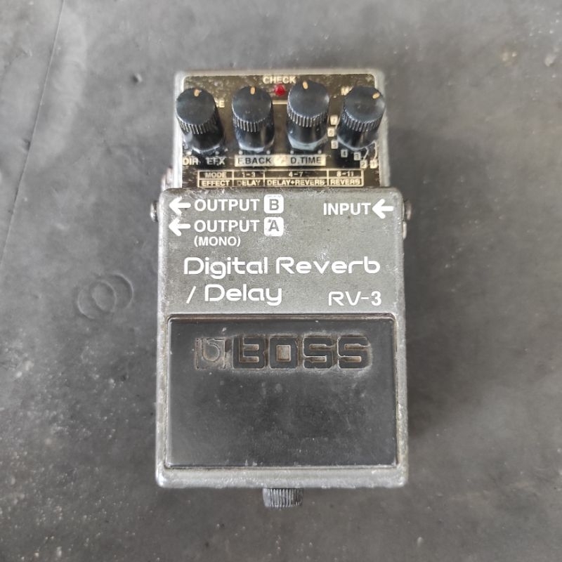 Boss RV 3, Digital Reverb / Delay, Efek Gitar, Suling, Bass, Toa Masjid, Mic Vocal