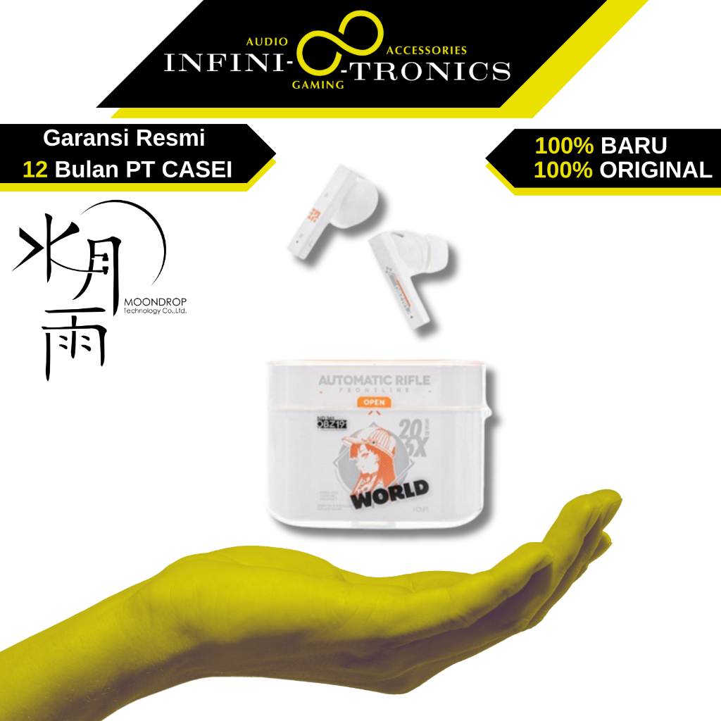 TWS Moondrop Nekocake Girls Frontline Limited Edition ANC Bluetooth