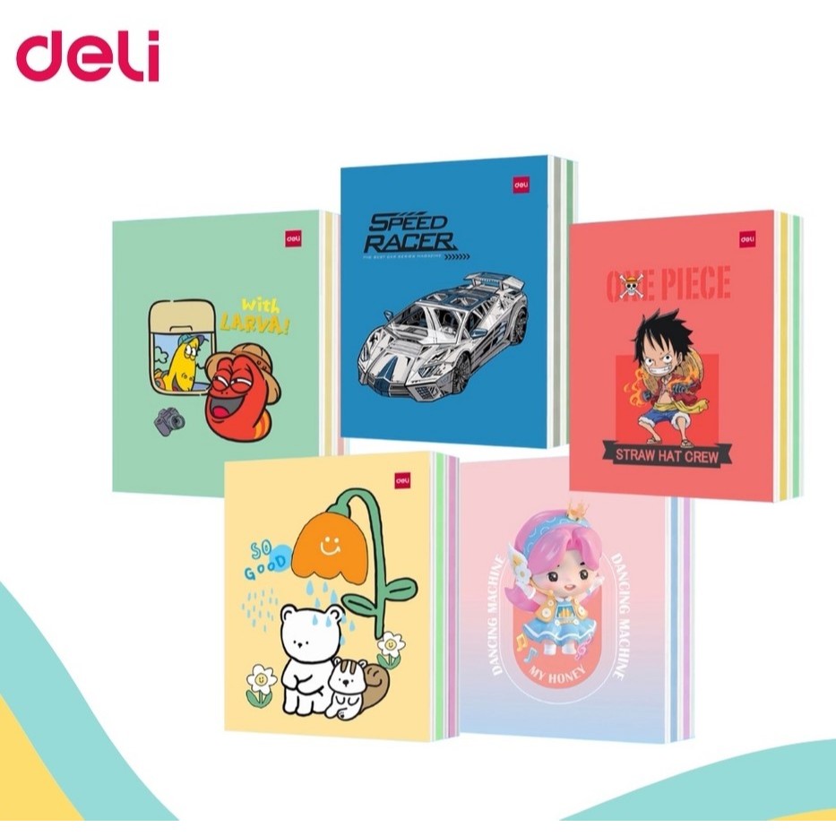 

(PERPAK) DELI Buku Tulis 58 lembar DELI | Buku Tulis Berkualitas Tinggi SIDU